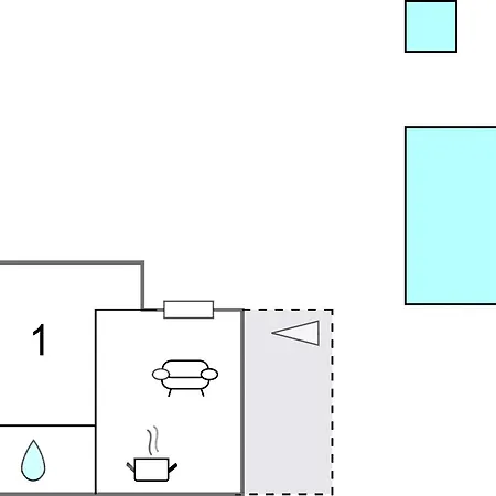 1 Bedroom Cozy In *